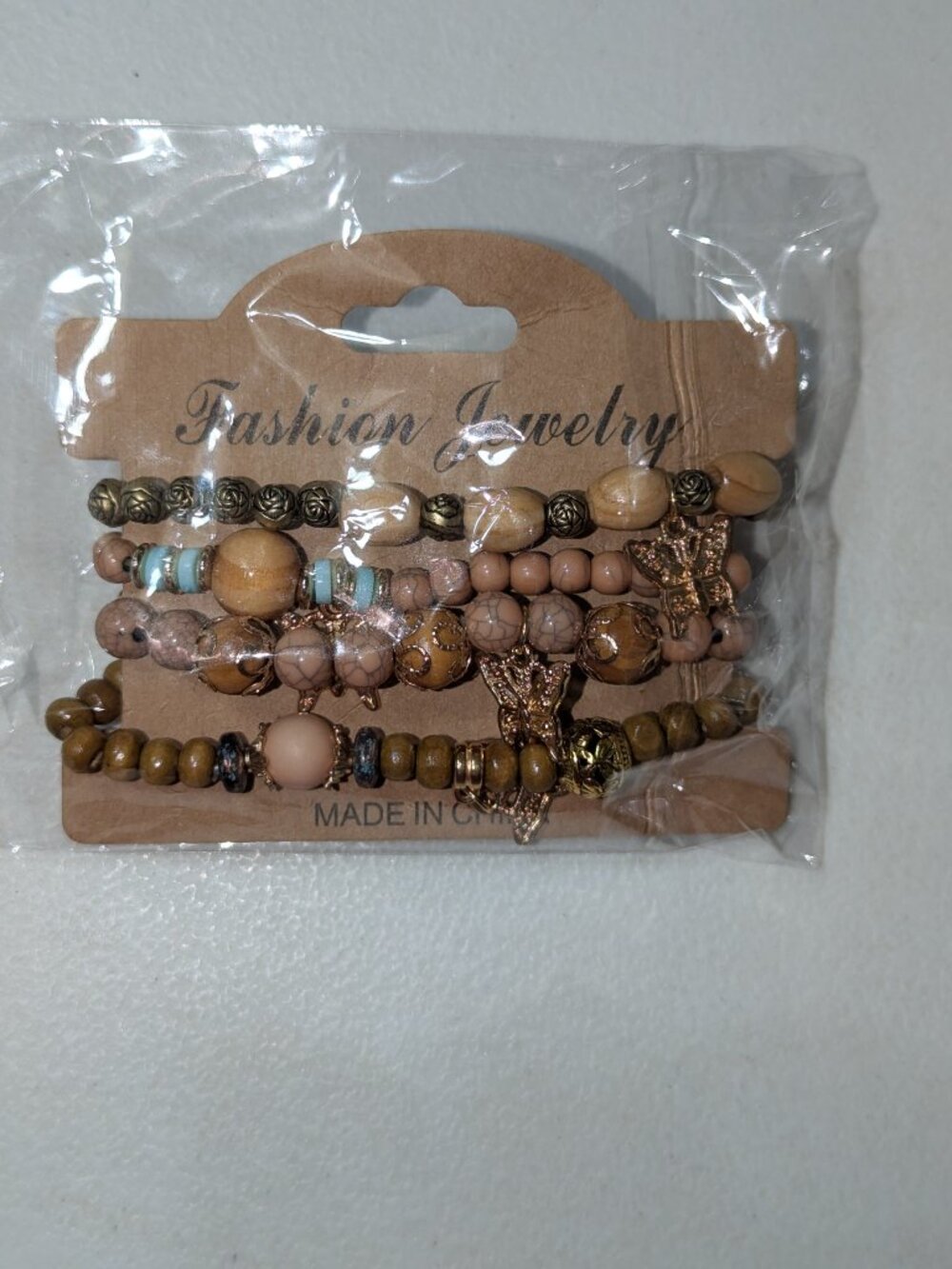 Bracelets, stack of 4, Brand new! - Picture 3 of 3